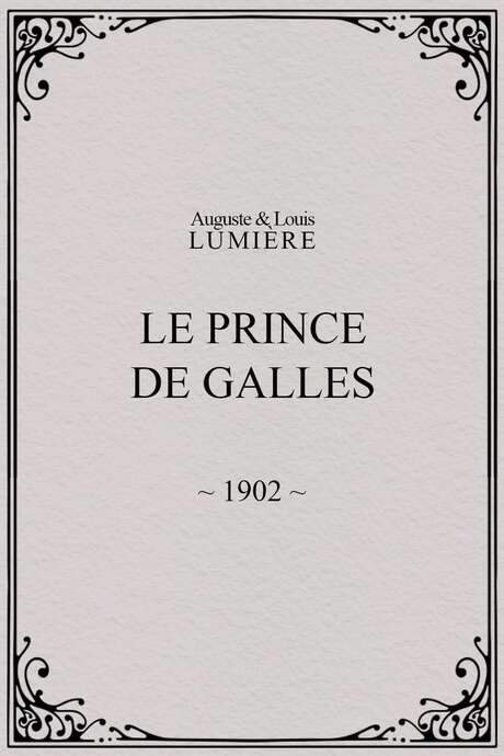 Le prince de Galles